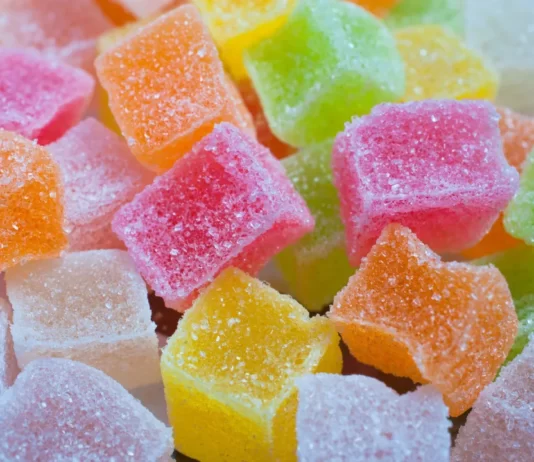 Nature’s Gold CBD Gummies vs Partnered Process CBD Gummies CBD gummies in different flavors and colors