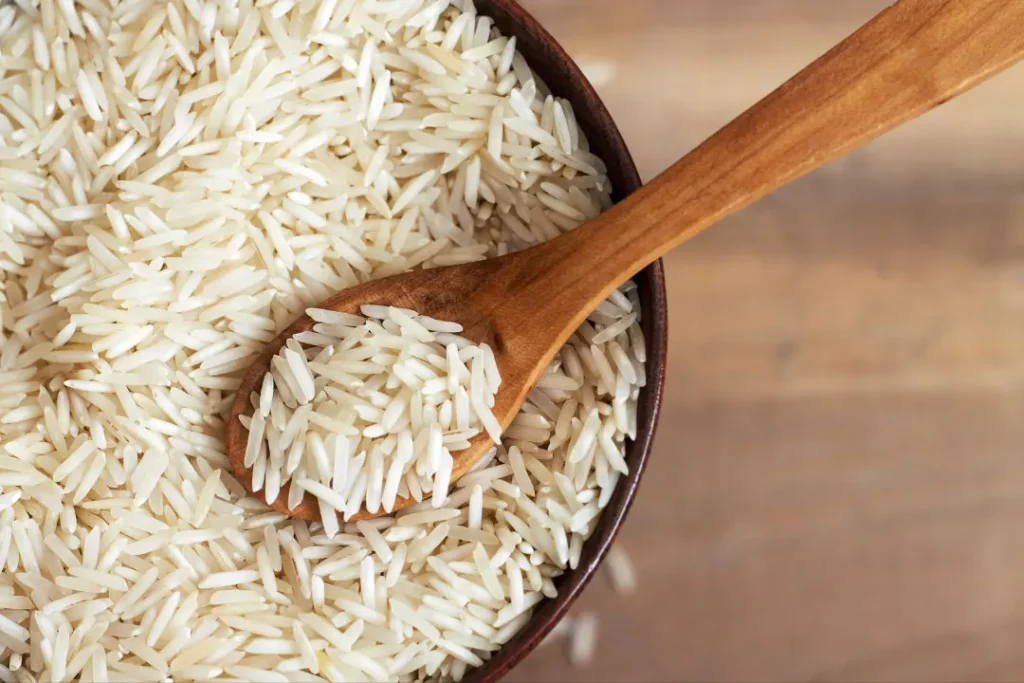 Rice is a major part of human diet. 