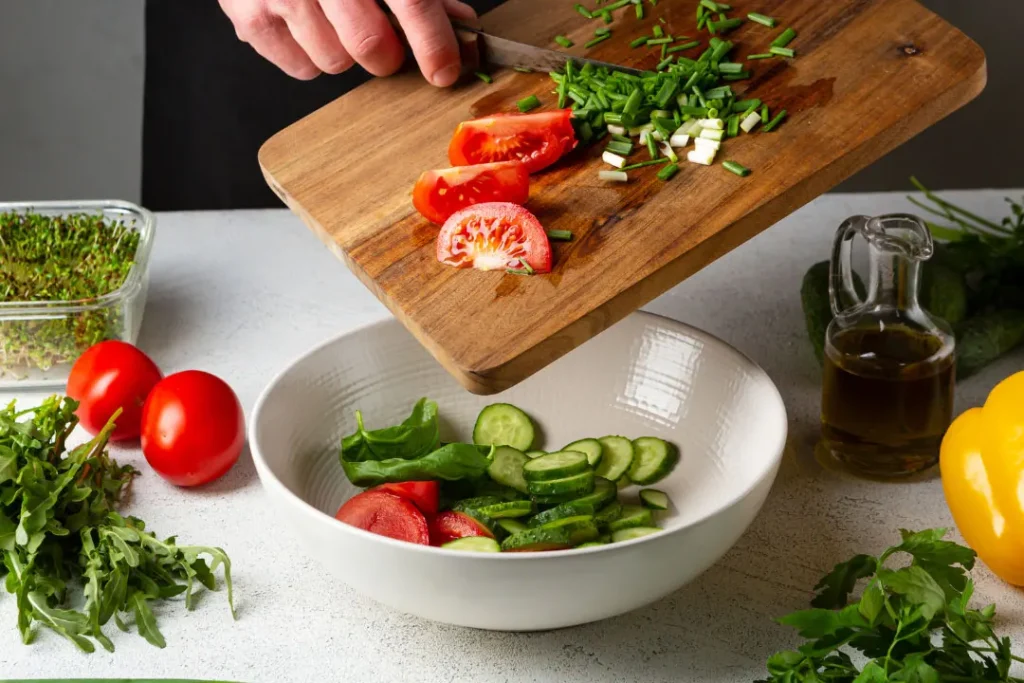 Fresh salad.