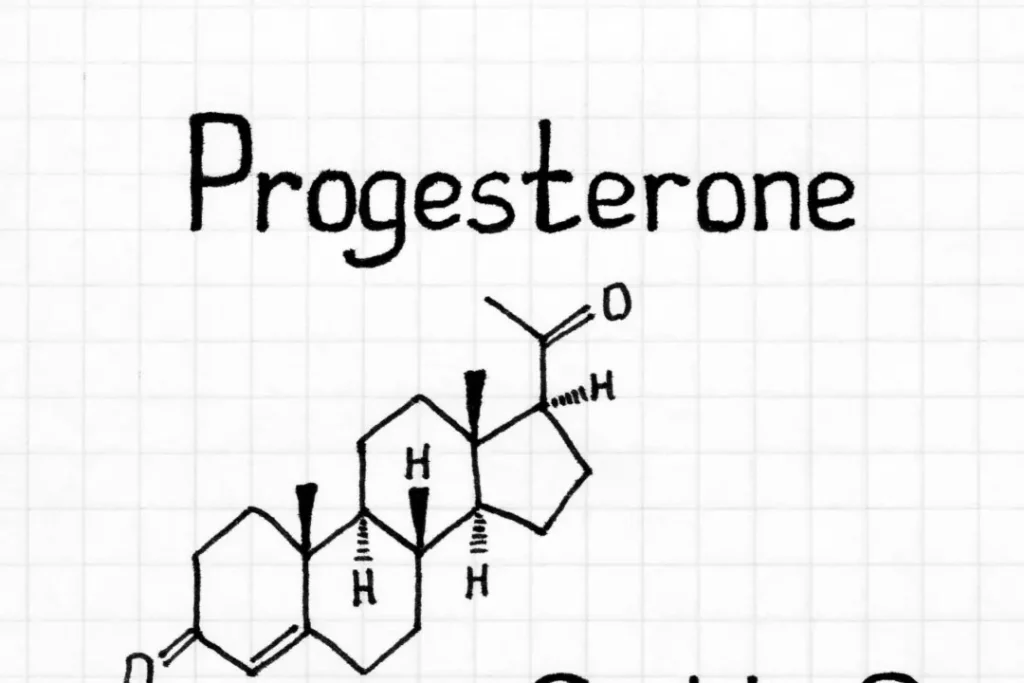 Progesterone's formula. 