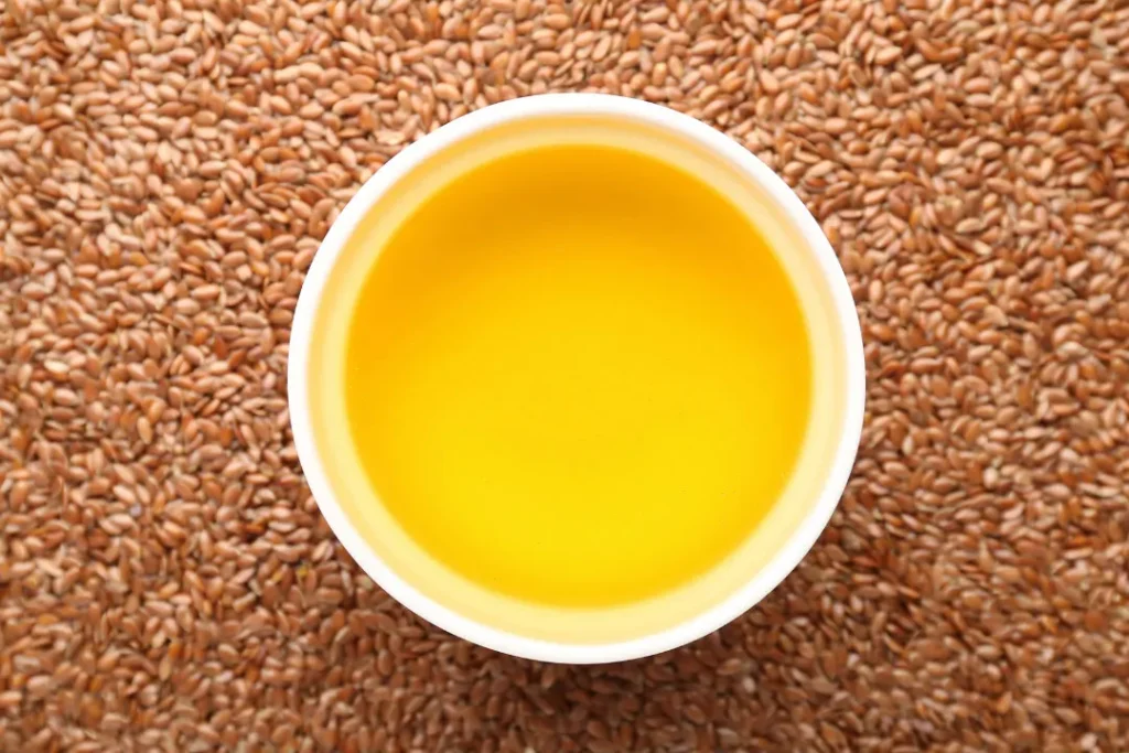 Flax seed oil. 