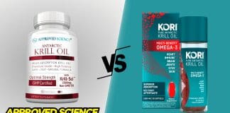 Best Krill Oil Benefits for Hair: Kori Krill Oil Softgels or Approved Science Antarctic Krill Oil