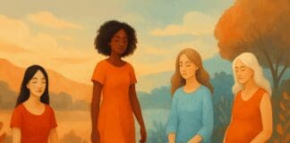 Why Can Your Period Date Change Every Month? A Vital Guide to Hormonal Health and Cycle Clues Diverse group of women symbolizing menstrual phases in nature, representing how can your period date change every month