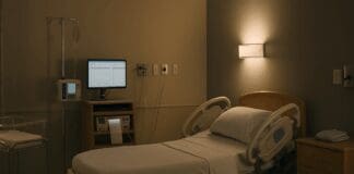 The Essential Guide to Understanding When Will Hospital Admit You for Labor Hospital labor and delivery room prepared for childbirth, showing fetal monitor and baby bassinet, illustrating when will hospital admit you for labor.