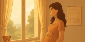 What First-Time Moms Should Know: The Essential Timeline for When Do Most First Time Moms Go Into Labor Pregnant woman in sunlit room cradling belly, reflecting on when do most first time moms go into labor.